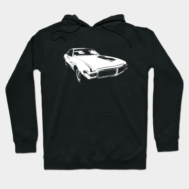 Oldsmobile Toronado 1968 American classic car monoblock Hoodie by soitwouldseem